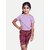 Rad Prix Short For Girls Casual Solid Pure Cotton (Maroon, Pack Of 1)