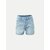 Rad Prix Short For Girls Casual Dyed/Washed Denim (Blue, Pack Of 1)