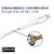 TP TROOPS Unbreakable 2.5A Fast Charging Tough Braided lightning USB Data Cable - 1 Meter-White-TP-2284-White