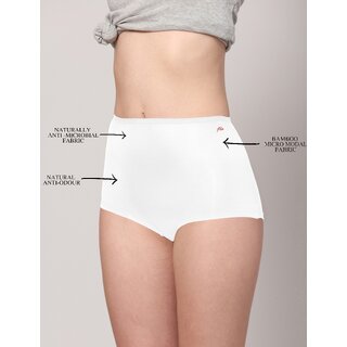 AshleyandAlvis Micro Modal, Anti Bacterial, Skinny Soft, Premium Boysleg Women Boy Short White, Dark Blue, Beige Panty  (Pack Of 3)
