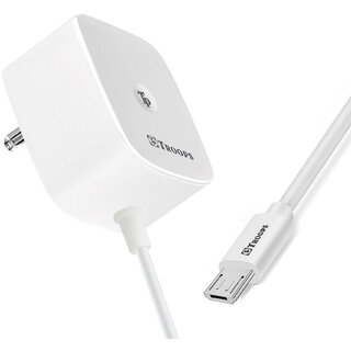                       TP TROOPS 20W QualComm-3.0 Fast Charger with Attached Micro Cable-TP-568                                              