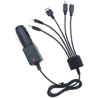                       Auto Hub 5 Pin Car Mobile Charger Adapter-TP-259                                              