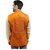 KAREER   ORANGEBANDI Orange NEHRU Synthetic Bandi Men's   Orange Festive Attire Contemporary Bandi
