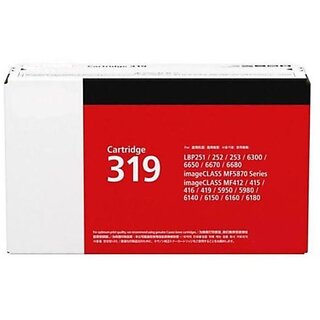                       Canon 319 Black Toner Cartridge Printer Model Number For 	LBP6300DN, LBP6650DN, LBP6680X, MF5870DN, MF5980DW                                              