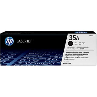                       CB435A 35A Toner Cartridge, Black For HP Laser Printers	LaserJet P1002, LaserJet P1003, LaserJet P1004, LaserJet P1005,                                              