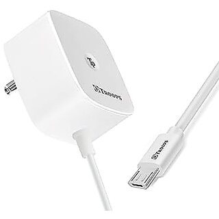                       TP TROOPS 20W QualComm-3.0 Fast Charger with Attached Micro Cable-TP-568                                              