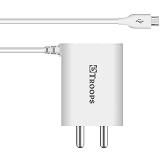 TP TROOPS Charger with2.8A Charging Plug with Attached Micro Cable-TP-515 TP TROOPS Charger with2.8A Charging Plug with Attached Micro Cable-TP-515