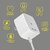 TP TROOPS 20W QualComm-3.0 Fast Charger with Attached Micro Cable-TP-568