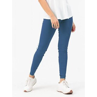                       Rad Prix Western Wear Legging (Blue, Striped)                                              