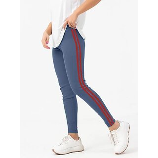                       Rad Prix Western Wear Legging (Dark Blue, Striped)                                              
