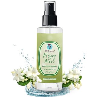 The Havanna 100 Natural Mogra Mist Face Spray for Deep Hydrating  Nourishing skin. For All Skin Type Men  Women -50ml