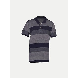                       Radprix Boys Striped Pure Cotton T Shirt (Multicolor, Pack Of 1)                                              