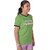 Radprix Girls Typography Polycotton T Shirt (Light Green, Pack Of 1)