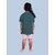 Radprix Girls Solid Pure Cotton T Shirt (Green, Pack Of 1)
