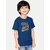 Radprix Boys Printed Pure Cotton T Shirt (Dark Blue, Pack Of 1)