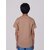 Radprix Boys Typography, Graphic Print Pure Cotton T Shirt (Brown, Pack Of 1)