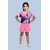 Radprix Girls Printed Polyester T Shirt (Pink, Pack Of 1)
