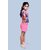 Radprix Girls Printed Polyester T Shirt (Pink, Pack Of 1)