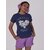 Radprix Girls Graphic Print Pure Cotton T Shirt (Blue, Pack Of 1)