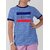 Radprix Girls Typography Cotton Blend T Shirt (Blue, Pack Of 1)