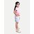 Radprix Girls Self Design Pure Cotton T Shirt (Pink, Pack Of 1)