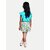 Radprix Girls Solid Pure Cotton T Shirt (Light Blue, Pack Of 1)
