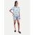 Radprix Girls Tie & Dye Pure Cotton T Shirt (Multicolor, Pack Of 1)