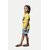 Radprix Girls Typography, Printed Pure Cotton T Shirt (Yellow, Pack Of 1)