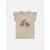 Radprix Baby Girls Printed Pure Cotton T Shirt (Beige, Pack Of 1)