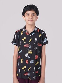 Radprix Boys Printed Casual Multicolor Shirt