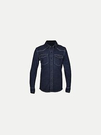 Radprix Boys Solid Casual Blue Shirt