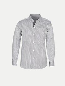 Radprix Boys Striped Casual Blue Shirt