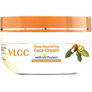                       VLCC Deep Nourishing Face Cream With UV Protect  - 200 g                                              