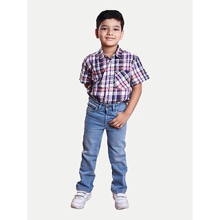 Radprix Boys Checkered Casual Multicolor Shirt