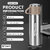 TP TROOPS Coffee Thermos Stainless Steel Vacuum Flask with 3 Steel Cup, 500ml/16.9oz Insulated Bottle