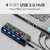 TP TROOPS 150Hb 4 Port USB Hub with Dedicated On/Off Switch, Led Indicators, 45Cm Cable Length