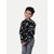 Radprix Boys Printed Casual Black, Pink, Blue Shirt