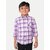 Radprix Boys Checkered Casual Purple Shirt