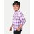 Radprix Boys Checkered Casual Purple Shirt