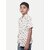 Radprix Boys Printed Casual White Shirt