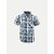 Radprix Boys Checkered Casual Dark Blue Shirt