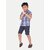 Radprix Boys Checkered Casual Light Blue Shirt