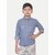 Radprix Boys Solid Casual Blue Shirt