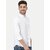 Radprix Men Solid Casual White Shirt