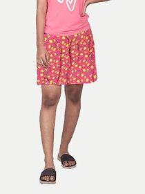 Radprix Printed Girls Regular Pink Skirt