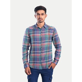                       Radprix Men Checkered Casual Multicolor Shirt                                              