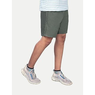                       Radprix Solid Men Dark Grey Casual Shorts                                              