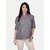 Radprix Women Solid Casual Grey Shirt