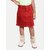 Radprix Solid Girls Straight Red Skirt