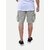 Radprix Solid Men Grey Casual Shorts